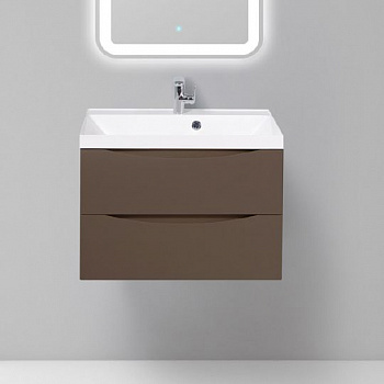 Тумба с раковиной BelBagno Marino 70 cioccolato opaco