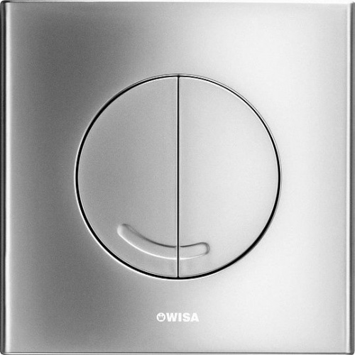 Кнопка смыва Wisa XS Argos DF матовый хром интернет магазина сантехники Акванота