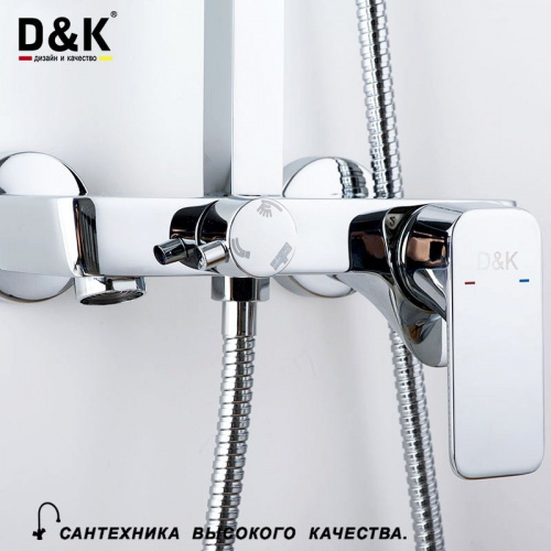 Душевая стойка D&K Berlin Freie DA1433701A01, Душевые панели, Душевые системы, Стойки, Гарнитуры, лейки, тропический душ в Москве Тел.: +7 (968) 040-40-82