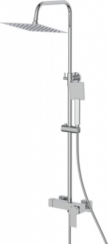 Душевая стойка Rush Thira TR3635-40 хром, Душевые панели, Душевые системы, Стойки, Гарнитуры, лейки, тропический душ в Москве Тел.: +7 (968) 040-40-82