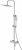 Душевая стойка Rush Thira TR3635-40 хром, Душевые панели, Душевые системы, Стойки, Гарнитуры, лейки, тропический душ в Москве Тел.: +7 (968) 040-40-82