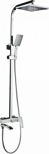 Душевая стойка Gappo G07 G2407-8 хром, Душевые панели, Душевые системы, Стойки, Гарнитуры, лейки, тропический душ в Москве Тел.: +7 (968) 040-40-82