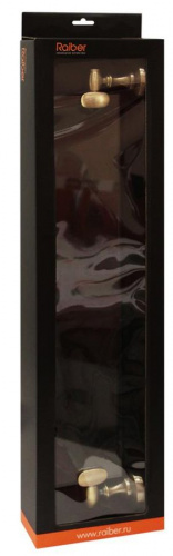 Полка Raiber RB52011 стеклянная бронза