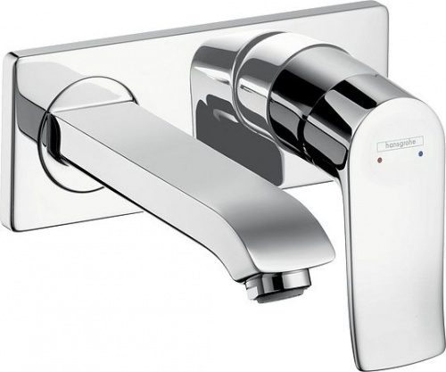 Смеситель для раковины Hansgrohe Metris 31085000 настенный купить по всей России