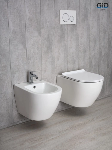 Унитаз подвесной GID Convexo Tr2122B белый 53.5x36x35 в интернет магазине сантехники Акванота в Москве Тел.: +7 (968) 040-40-82