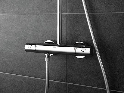 Душевая стойка Grohe Tempesta Cosmopolitan 27922001, Душевые панели, Душевые системы, Стойки, Гарнитуры, лейки, тропический душ в Москве Тел.: +7 (968) 040-40-82