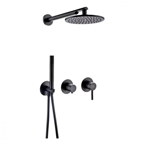 Душевая система встраиваемая Filarete FL1030BL, черный, Душевые панели, Душевые системы, Душевые стойки, Гарнитуры, лейки, тропический душ в Москве Тел.: +7 (968) 040-40-82