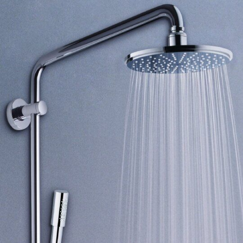 Душевая стойка Grohe Rainshower System 210 27032001, Душевые панели, Душевые системы, Стойки, Гарнитуры, лейки, тропический душ в Москве Тел.: +7 (968) 040-40-82