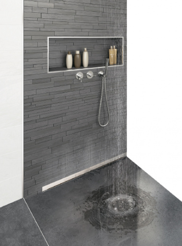 Душевой лоток Berges Wasserhaus Wall 090057 100 см, Душевые панели, Душевые системы, Стойки, Гарнитуры, лейки, тропический душ в Москве Тел.: +7 (968) 040-40-82