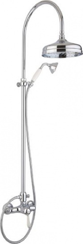 Душевая стойка Margaroli Classica 1006AA01CR, Душевые панели, Душевые системы, Стойки, Гарнитуры, лейки, тропический душ в Москве Тел.: +7 (968) 040-40-82