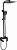 Душевая стойка Gappo G07 G2407-6 черная, Душевые панели, Душевые системы, Стойки, Гарнитуры, лейки, тропический душ в Москве Тел.: +7 (968) 040-40-82