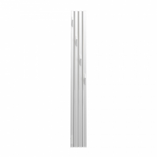 Полотенцесушитель электрический Point Пиано PN19722WC 150x1200 диммер слева, белый с хромом с доставкой по Москве