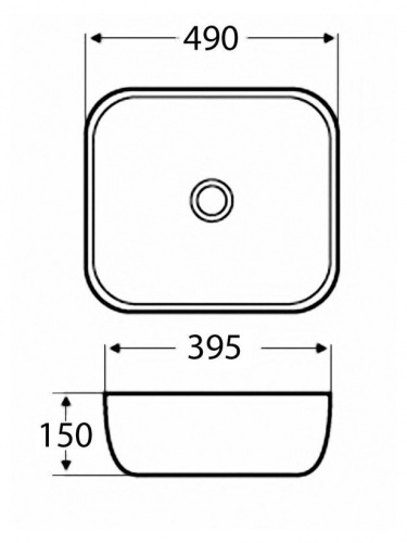 Раковина накладная BelBagno BB2143 интернет магазина сантехники Акванота