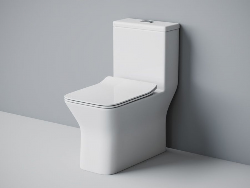 Унитаз моноблок Laguraty 8608A 37x67x78см сиденье DP с микролифтом в интернет магазине сантехники Акванота в Москве Тел.: +7 (968) 040-40-82