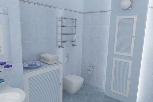 Полотенцесушитель водяной Margaroli Sole 442-4 хром с доставкой по Москве
