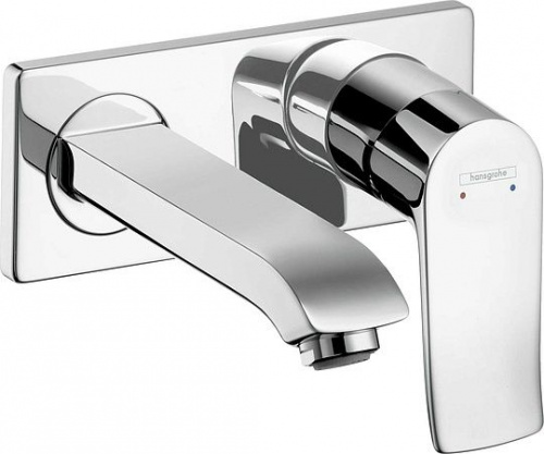 Смеситель для раковины Hansgrohe Metris 31086000 настенный купить по всей России