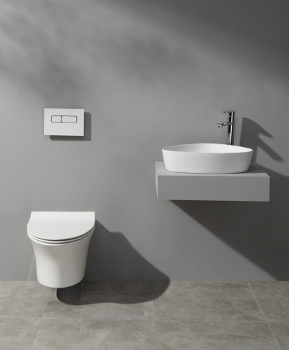 Подвесной унитаз CeramaLux CL2100 в интернет магазине сантехники Акванота в Москве Тел.: +7 (968) 040-40-82