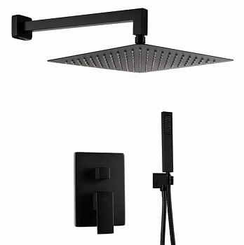 Душевая система встраиваемая Filarete Fing FL1043BL, черный, Душевые панели, Душевые системы, Душевые стойки, Гарнитуры, лейки, тропический душ в Москве Тел.: +7 (968) 040-40-82