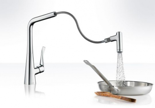 Смеситель для кухни Hansgrohe Metris 14820800 купить по всей России