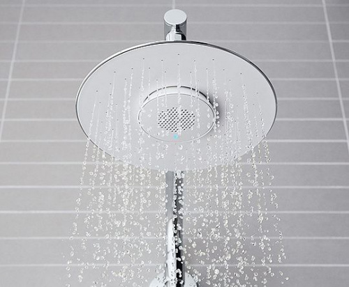 Душевая стойка Jacob Delafon Moxie E5799-CP, Душевые панели, Душевые системы, Стойки, Гарнитуры, лейки, тропический душ в Москве Тел.: +7 (968) 040-40-82