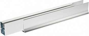 Душевая дверь в нишу Vegas Glass EP-F-1 145 08 10 R профиль глянцевый хром, стекло сатин интернет магазина сантехники Акванота