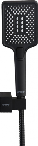 Душевой комплект Gappo G07 G7107-6 черный, Душевые панели, Душевые системы, Душевые стойки, Гарнитуры, лейки, тропический душ в Москве Тел.: +7 (968) 040-40-82