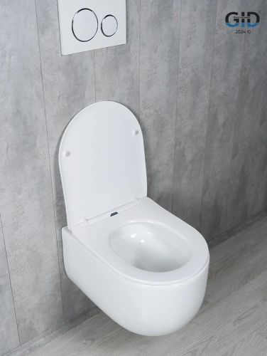 Унитаз подвесной GID Tornado Tr2133TF белый 49x36x34 в интернет магазине сантехники Акванота в Москве Тел.: +7 (968) 040-40-82