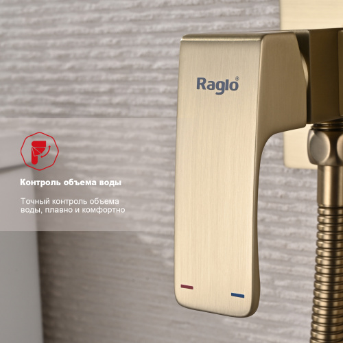 Гигиенический душ Raglo R01 R01.52.03 золото купить по всей России