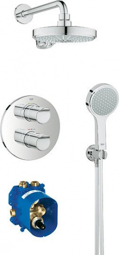 Душевой комплект Grohe Grohtherm 2000 34283001, Душевые панели, Душевые системы, Душевые стойки, Гарнитуры, лейки, тропический душ в Москве Тел.: +7 (968) 040-40-82