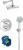 Душевой комплект Grohe Grohtherm 2000 34283001, Душевые панели, Душевые системы, Душевые стойки, Гарнитуры, лейки, тропический душ в Москве Тел.: +7 (968) 040-40-82