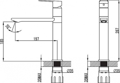 Смеситель для кухни Iddis Edifice ED3PBSGi05 купить по всей России