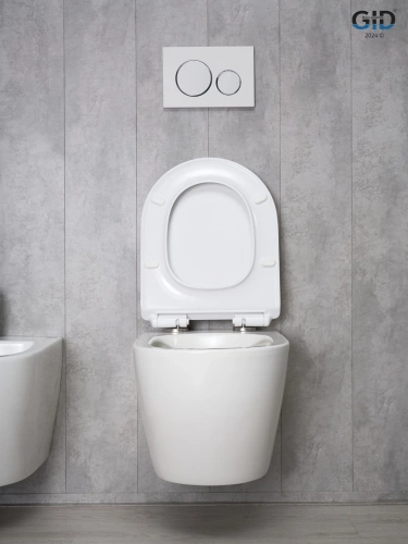 Унитаз подвесной GID Convexo Tr2122B белый 53.5x36x35 в интернет магазине сантехники Акванота в Москве Тел.: +7 (968) 040-40-82