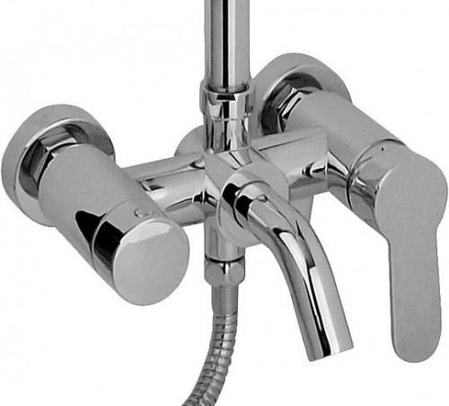 Душевая стойка Timo Polo SX-1100 Chrome, Душевые панели, Душевые системы, Стойки, Гарнитуры, лейки, тропический душ в Москве Тел.: +7 (968) 040-40-82
