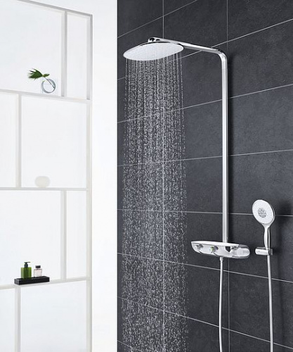 Душевая стойка Grohe Rainshower SmartControl 360 Mono, Душевые панели, Душевые системы, Стойки, Гарнитуры, лейки, тропический душ в Москве Тел.: +7 (968) 040-40-82