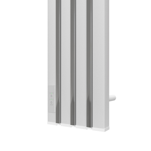 Полотенцесушитель электрический Point Пиано PN19722WC 150x1200 диммер слева, белый с хромом с доставкой по Москве
