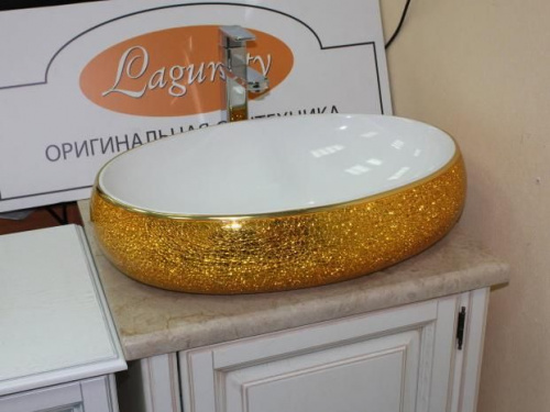 Раковина накладная Laguraty AB66 интернет магазина сантехники Акванота