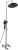 Душевая стойка Timo Hette SX-1020 /00 Black, Душевые панели, Душевые системы, Стойки, Гарнитуры, лейки, тропический душ в Москве Тел.: +7 (968) 040-40-82