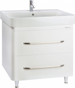 Тумба с раковиной Bellezza Олимпия 80 белая, напольная