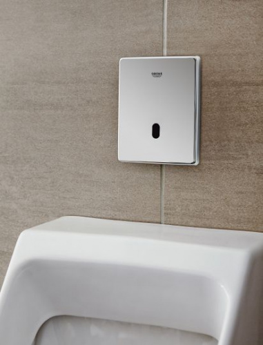 Кнопка смыва Grohe Tectron Skate 37321001 хром интернет магазина сантехники Акванота