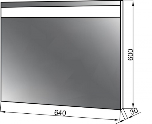 Зеркало Cerutti SPA Эмилия 64 LED