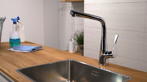 Смеситель для кухни Hansgrohe Metris 14822000 купить по всей России