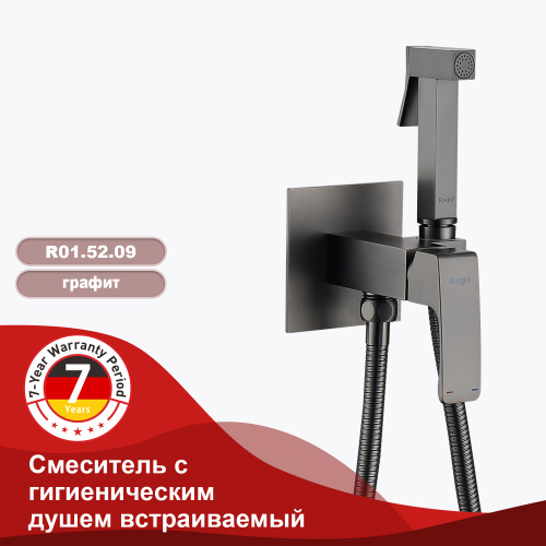 Гигиенический душ Raglo R01 R01.52.09 графит купить по всей России