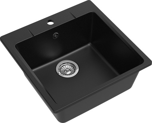 Мойка кухонная Ewigstein Gerd 50 51x51 черная