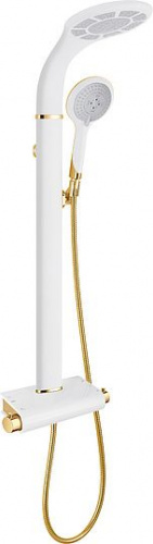 Душевая стойка Gllon GL-SF2011GLW-S, Душевые панели, Душевые системы, Стойки, Гарнитуры, лейки, тропический душ в Москве Тел.: +7 (968) 040-40-82