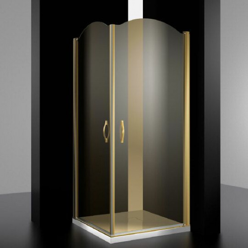 Душевой уголок Sturm Eleganz 100 см gold интернет магазина сантехники Акванота