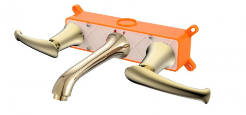 Смеситель для раковины Altrobagno Beatrice 010602 Or золото купить по всей России