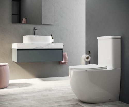 Напольный унитаз Ceramica Nova Mia CN1801 в интернет магазине сантехники Акванота в Москве Тел.: +7 (968) 040-40-82