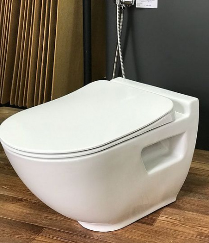 Унитаз подвесной Bien Harmony HRKA052N2VP1W3000 безободковый, с функцией биде в интернет магазине сантехники Акванота в Москве Тел.: +7 (968) 040-40-82