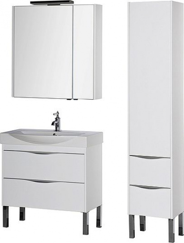 Зеркало-шкаф Aquanet Франка 85 белый