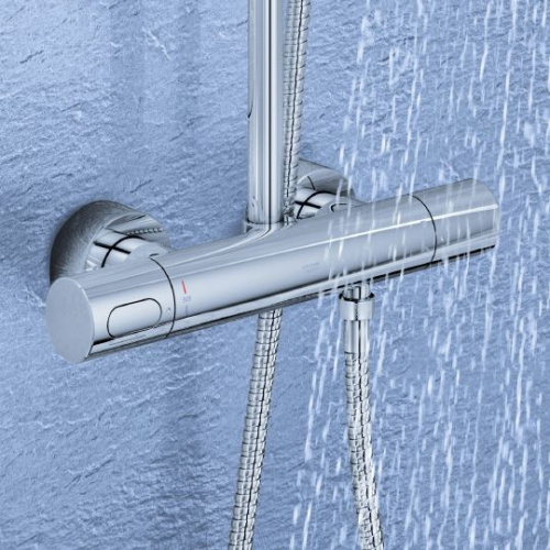 Душевая стойка Grohe Rainshower System 210 27967000, Душевые панели, Душевые системы, Стойки, Гарнитуры, лейки, тропический душ в Москве Тел.: +7 (968) 040-40-82